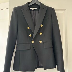 Veronica Beard Dickey Blazer in black with Gold Buttons . New condition